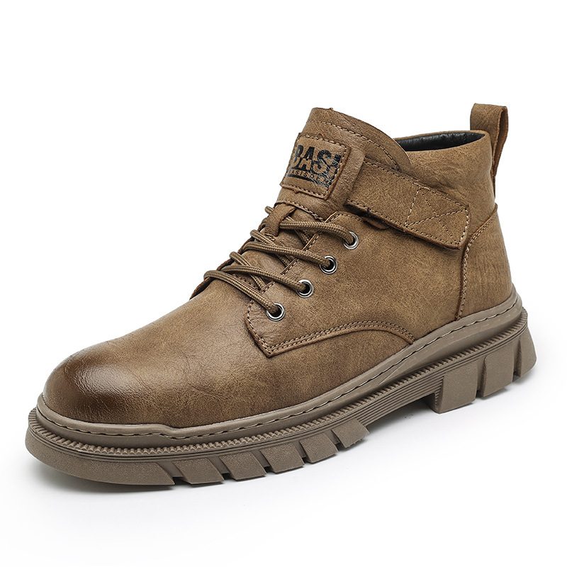 Martin Boots Męska Jesień 2024 Nowe Wysokie Buty Wizytowe Męskie Retro Skórzane Oprzyrządowanie Krótkie Zimowe