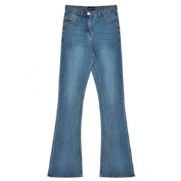 Jeansy Damskie Vintage High Stretch Slim Fit Z Wysokim Stanem