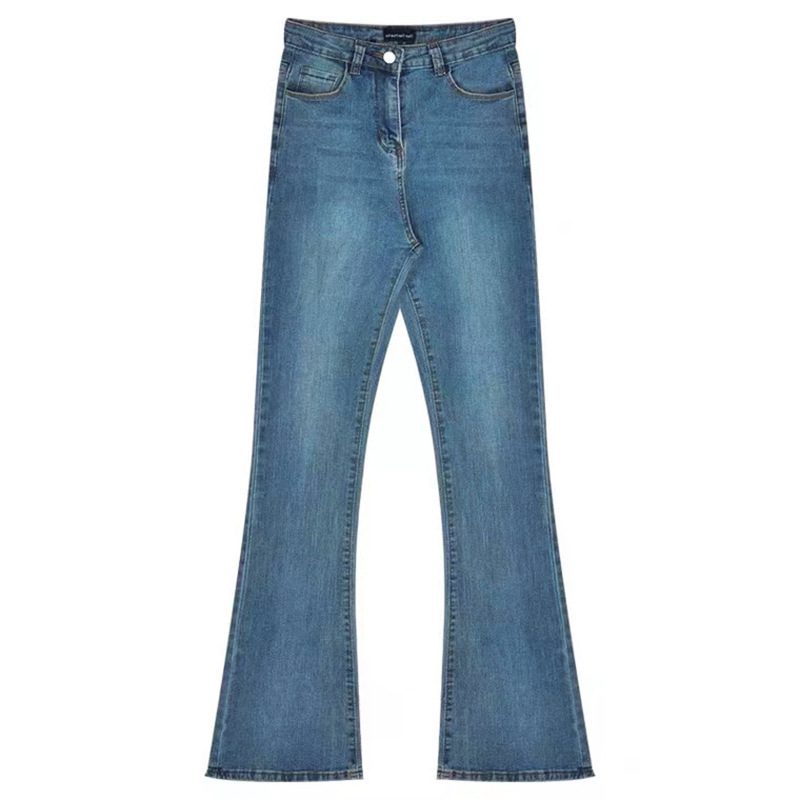 Jeansy Damskie Vintage High Stretch Slim Fit Z Wysokim Stanem
