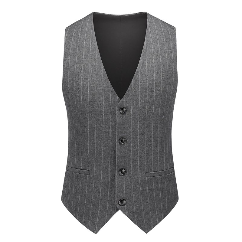 2024 Garnitury Męskie Zapinane Na Jeden Guzik W Pionowe Paski Slim Fit Business Casual