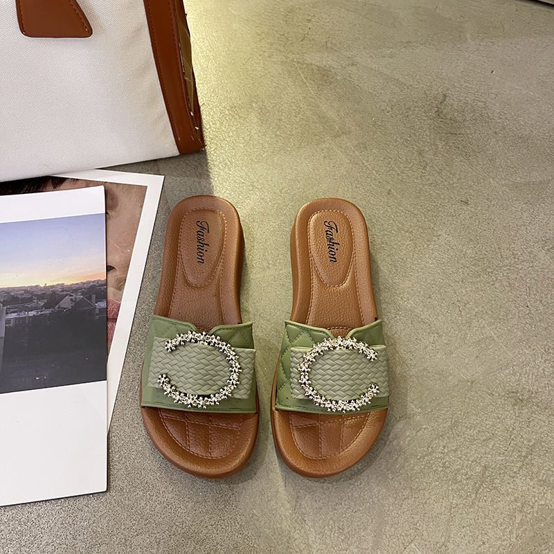 W Nowym Stylu Kapcie Damskie Letnie Buty Na Plażę Miękka Podeszwa Sandały