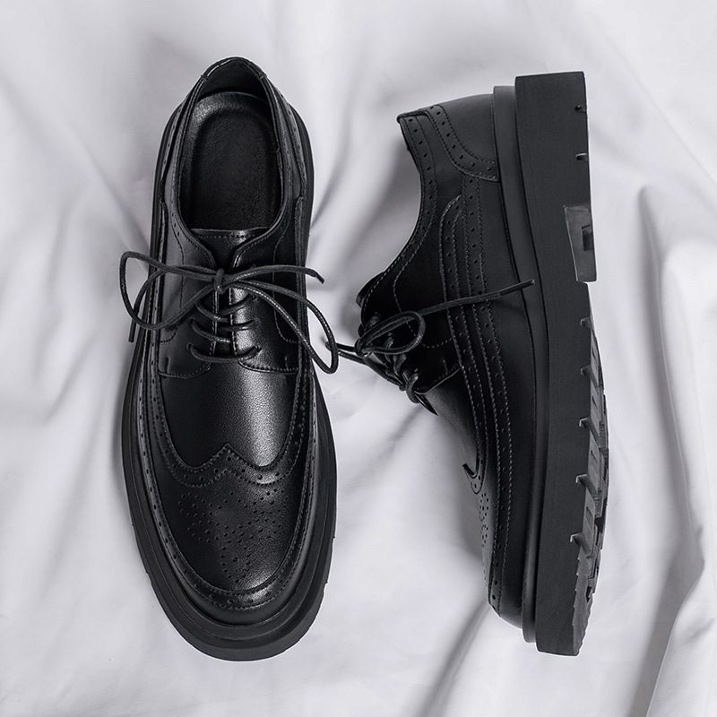 Męskie Buty Wizytowe Garnitury Odzież Wizytowa Casual Business Trendy Półbuty Rzeźbione Młodzieżowe