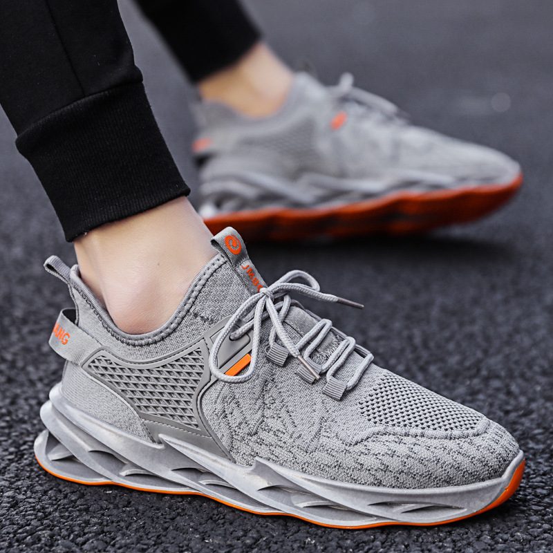 Buty Sportowe Modne Nowe Męskie Płaskie Do Biegania