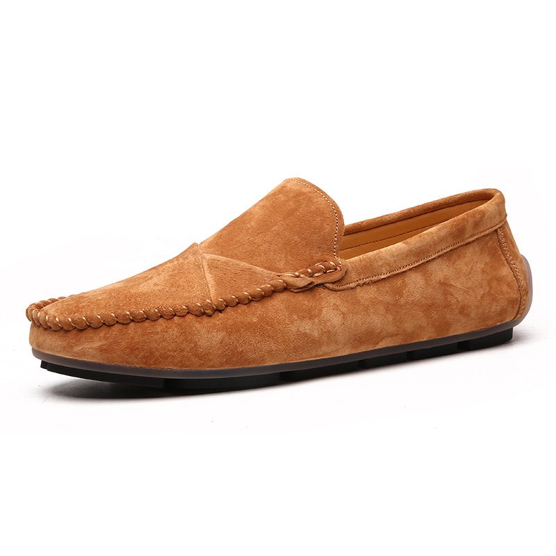 Duże Rozmiary Wsuwane Mokasyny Skórzane Groszki Buty Na Co Dzień Modne Męskie Retro Do Jazdy Samochodem Nowe