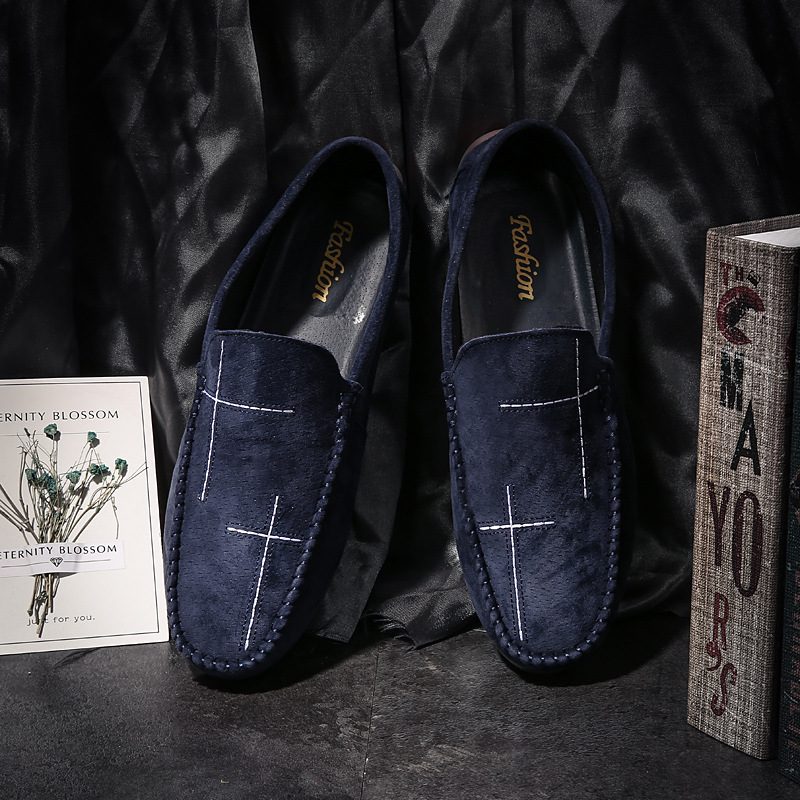 Duże Rozmiary Wsuwane Mokasyny Skórzane Groszki Buty Na Co Dzień Modne Męskie Retro Do Jazdy Samochodem Nowe
