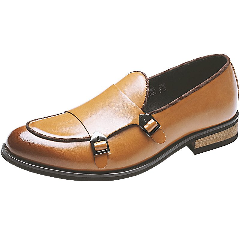 Letnie Nowe Męskie Buty Wizytowe Casual Slip-on Mokasyny Moda Groszek Sukienka